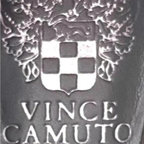 VINCE CAMUTO Chateau Gray Leather Prafinta Ankle Booties Suede Boot Sz 9.5 - Picture 5 of 11